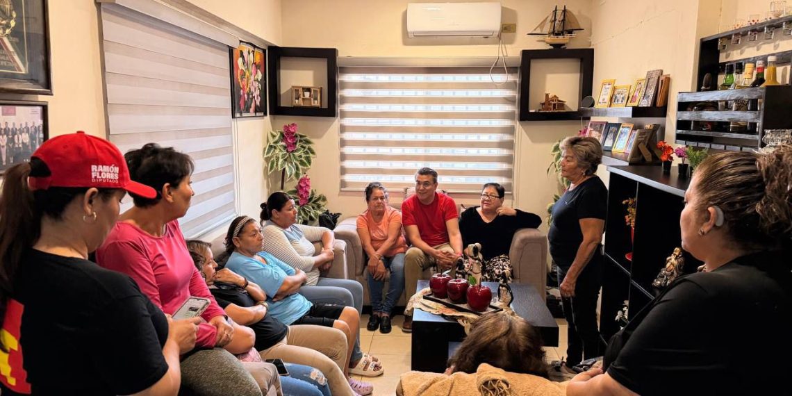 Diputado Ramón Flores realiza jornada de trabajo en Guaymas