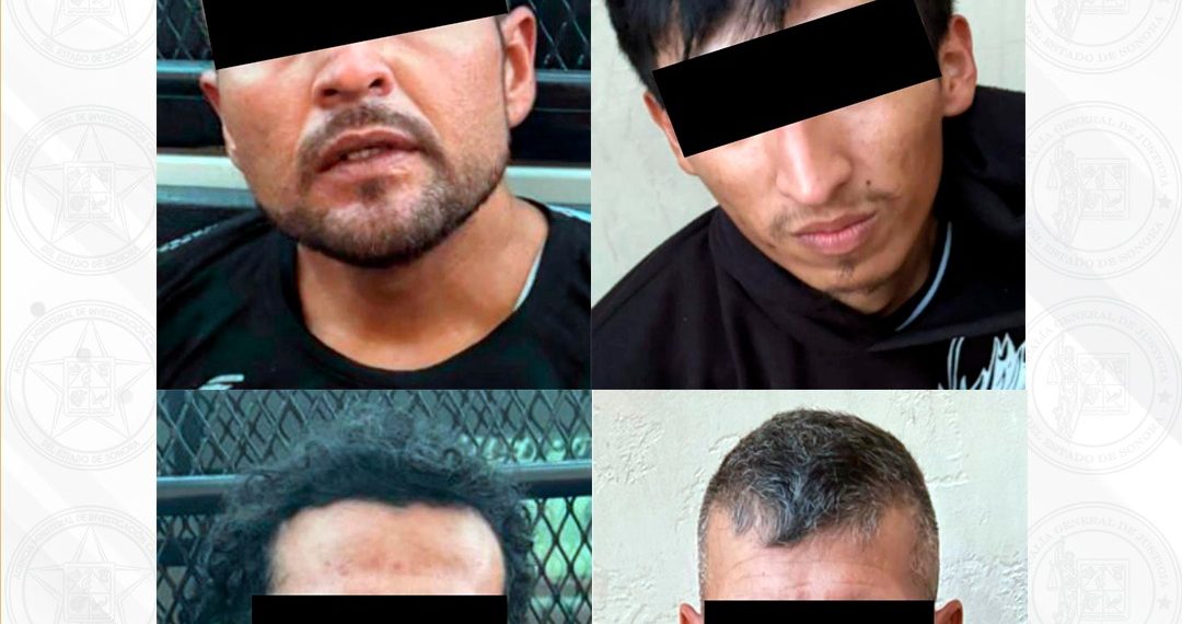 Vinculados por narcomenudeo, asociación delictuosa y atentando en contra de la seguridad en Ciudad Obregón: FGJES