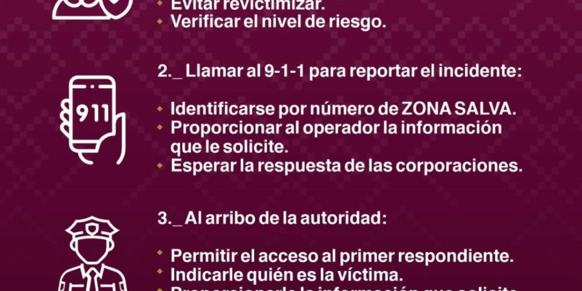 Zonas SALVA son lugares seguros para mujeres en riesgo o peligro