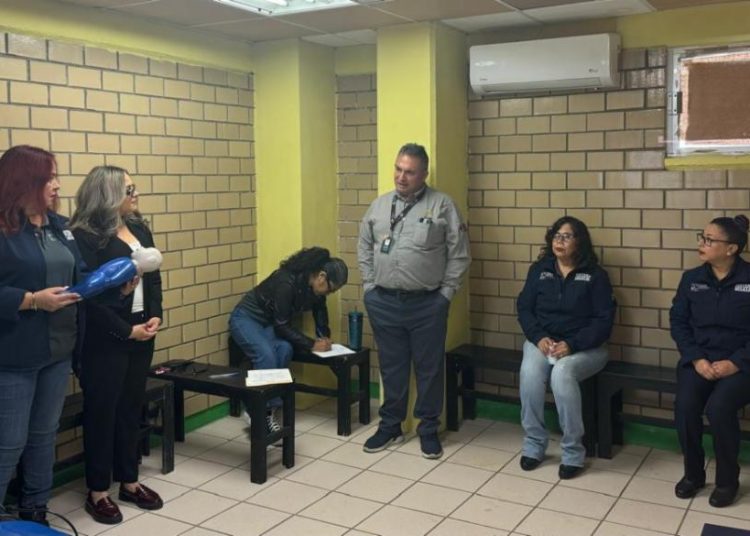 Realiza CEPC pláticas de Protección Civil en el Cereso 2