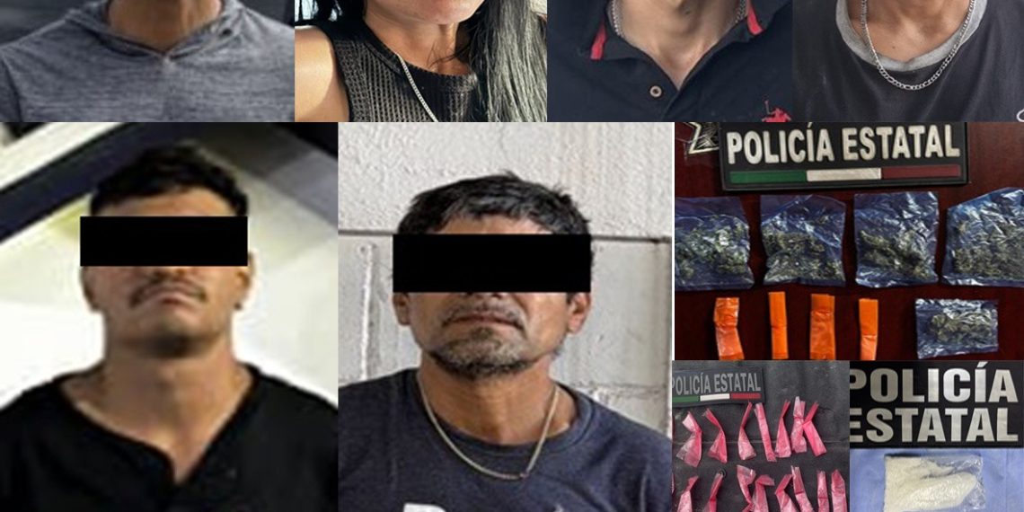 Detiene Policía Estatal a siete personas en acciones contra el narcomenudeo en Hermosillo