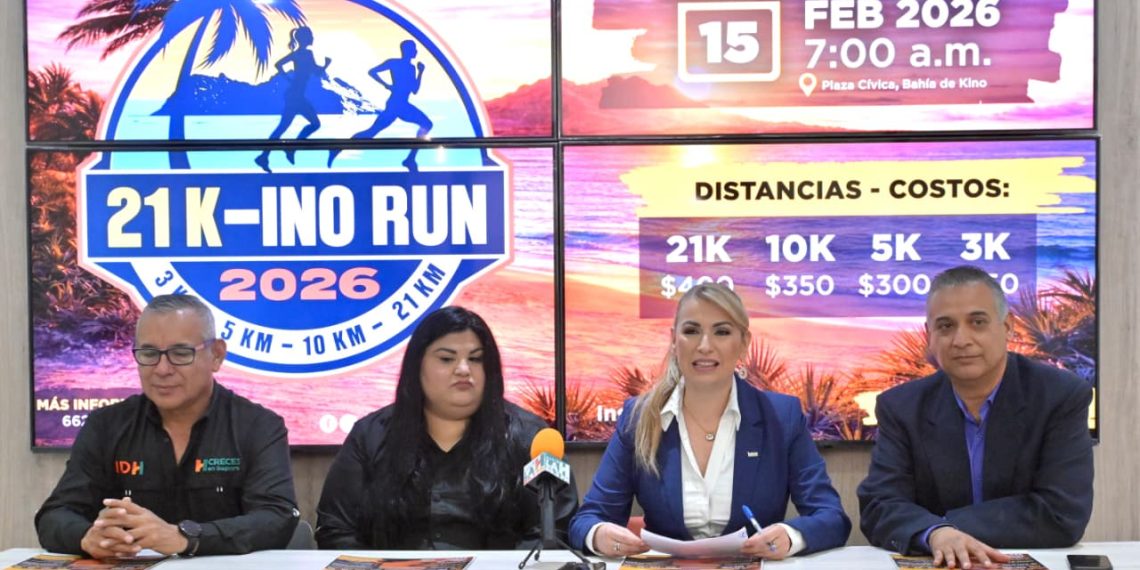 Convocan a la tercera edición de la carrera “21K-ino Run” en Bahía de Kino