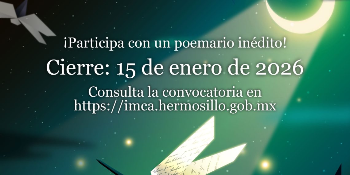 Convoca IMCA al XXIV Premio Nacional de Poesía Alonso Vidal