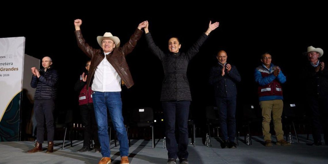 Sheinbaum y Durazo saldan deuda histórica; entregan carretera Bavispe-Nuevo Casas Grandes en beneficio de miles de sonorenses