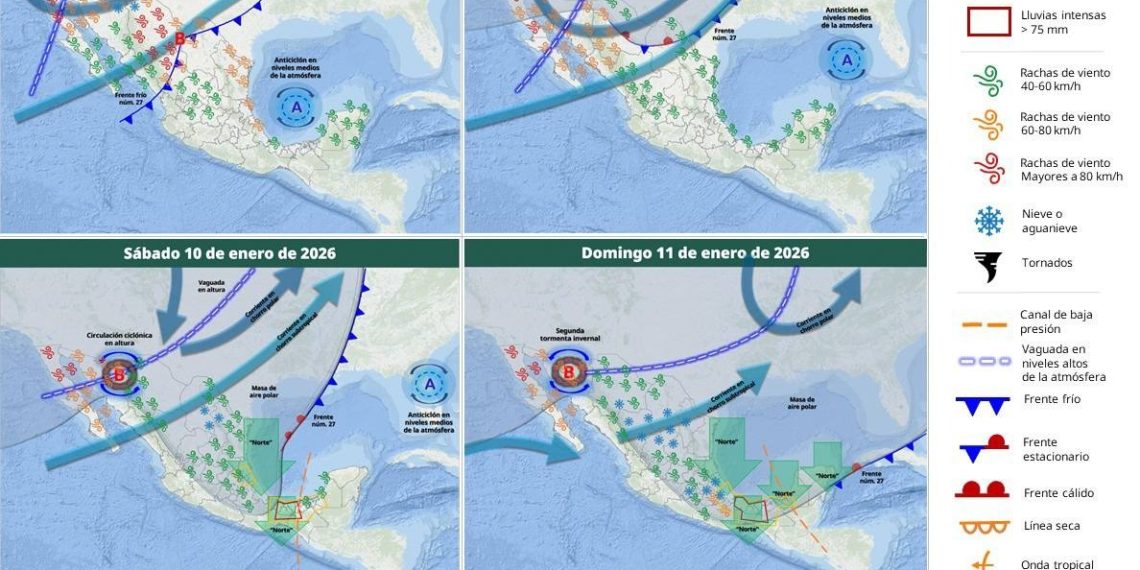 Recomienda Protección Civil acciones de prevención frente a bajas temperaturas
