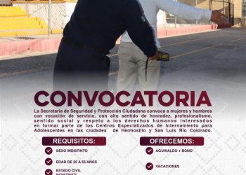 Anuncia ITAMA convocatoria para Guías Técnicos en Hermosillo y San Luis Río Colorado