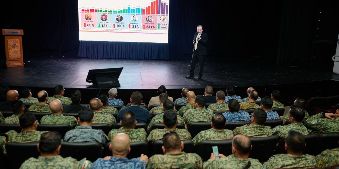 Reconoce Colegio de la Defensa Nacional a Gobernador Durazo por resultados del Plan Sonora en el estado