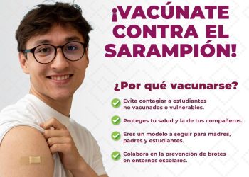 Vacuna contra el sarampión protege de por vida: Secretaría de Salud 