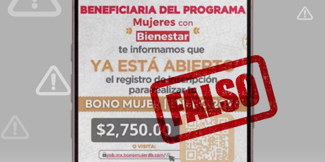 Alerta Delegación de Bienestar en Sonora por falso bono para mujeres