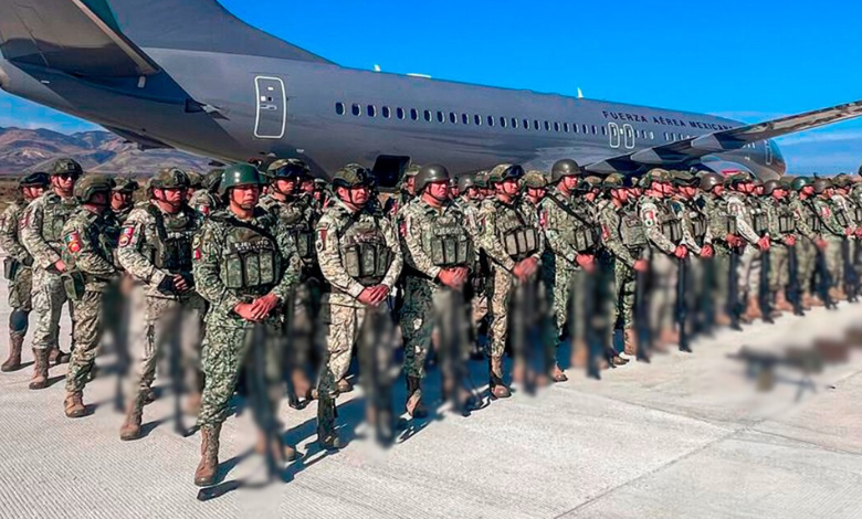 Llegan mil 600 militares a Sinaloa para reforzar seguridad