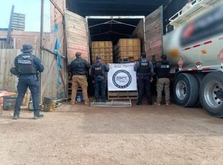 Aseguran seis unidades y 15 mil litros de combustible en Nogales