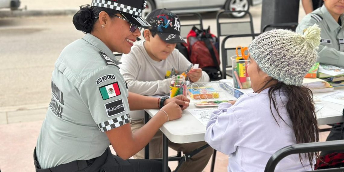 Guardia Nacional abre sus puertas a la comunidad con el programa “Guardia Nacional Contigo” en Las Minitas