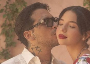 Christian Nodal festeja su cumpleaños 27 en Zacatecas con Ángela Aguilar