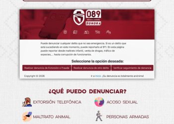 Denuncia anónima ciudadana contribuye a la investigación de delitos: SSPC Sonora