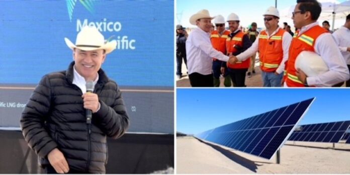 Inaugura Gobernador Durazo Parque Solar Akin y supervisa trabajos de planta  de licuefacción de gas en Puerto Libertad - Radar Sonora