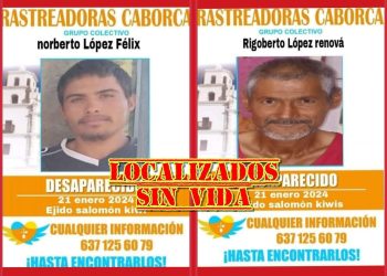 Encuentran sin vida a familia desaparecida en Caborca