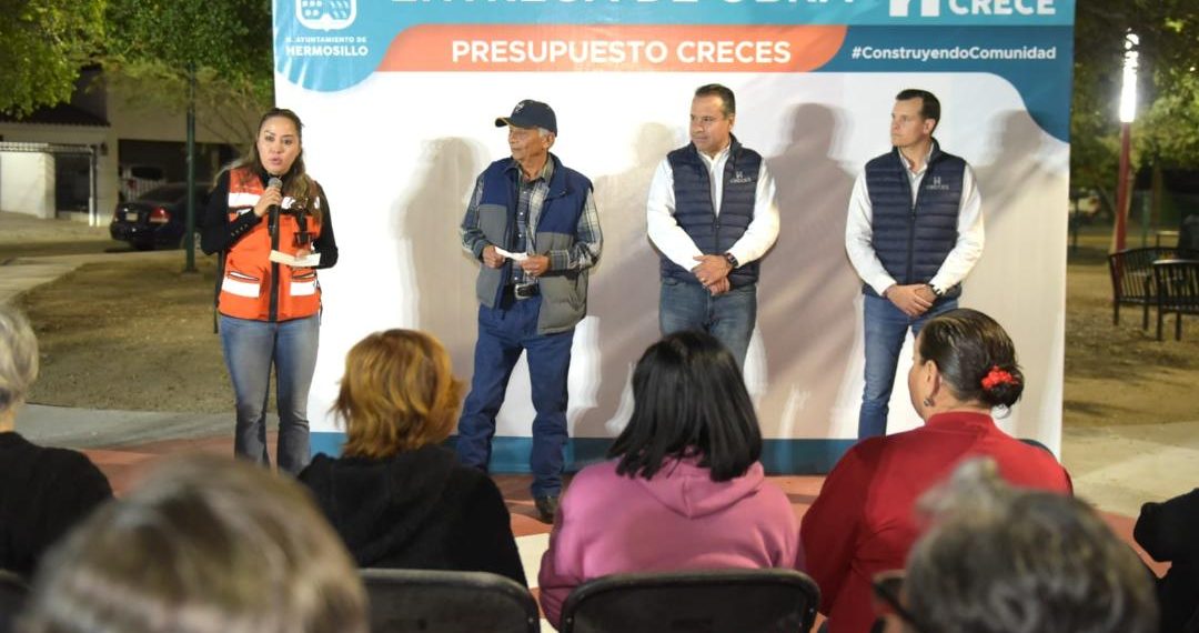 Entrega Toño Astiazarán rehabilitación a parque de la colonia Santa Fe