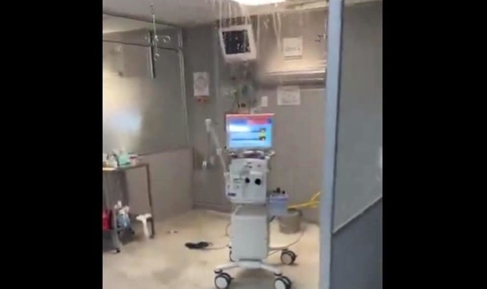Se inunda terapia intensiva de hospital Fernando Ocaranza del ISSSTE&nbsp;