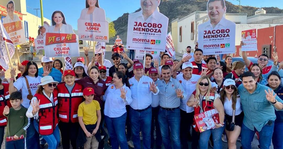 Recorre Jacobo Mendoza colonias del Distrito 05&nbsp; con compañeros de fórmula