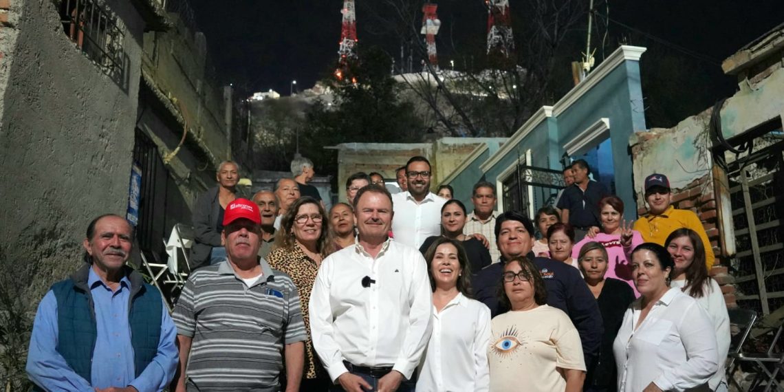 “El Borrego” Gándara en el Cerro de la Campana