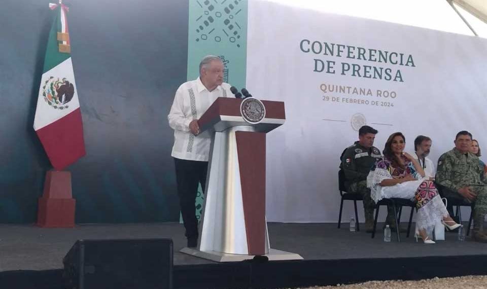 Rechaza AMLO daño a cenotes y ríos subterráneos por Tren