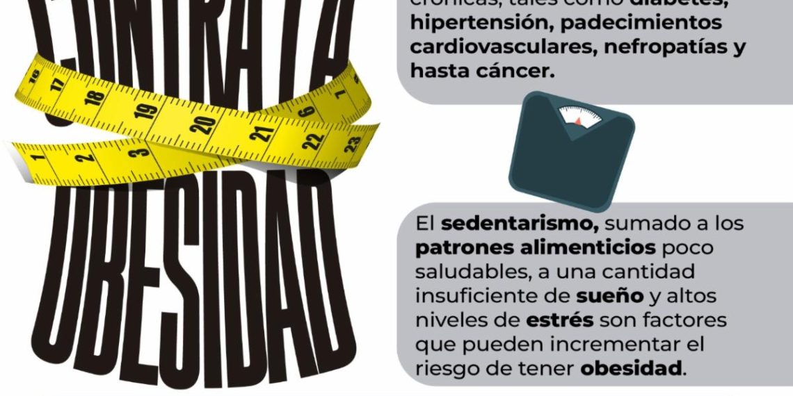 Llama Salud Sonora a prevenir y atender a tiempo la obesidad