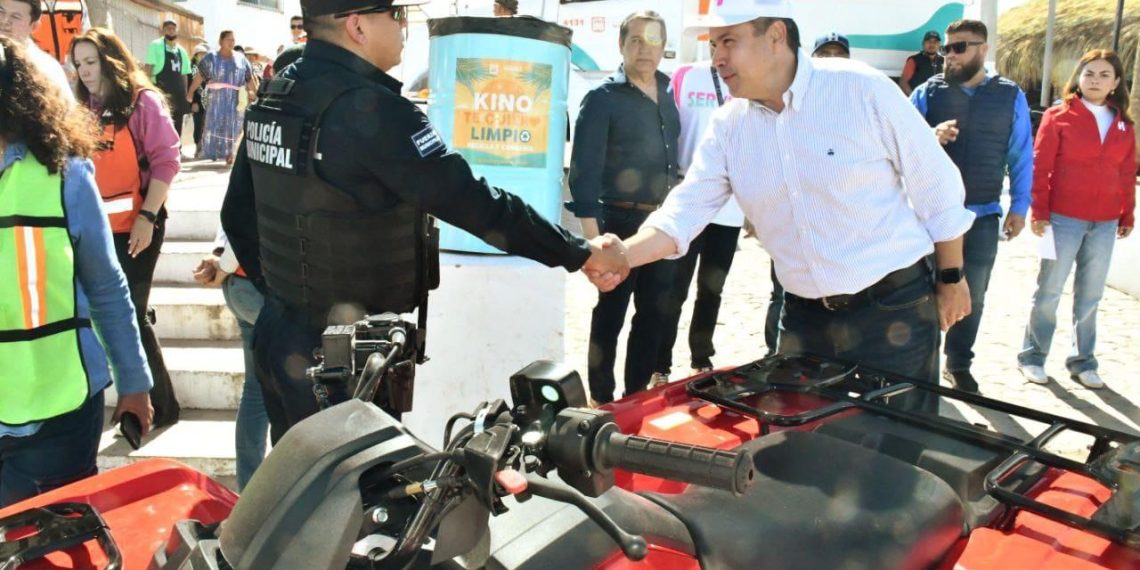 Arranca Antonio Astiazarán operativo de limpieza para Semana Santa en Bahía de Kino