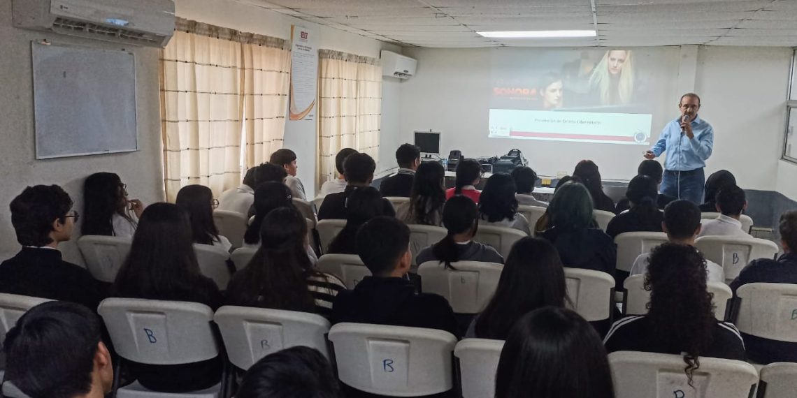 Impulsa Seguridad Pública prevención de delitos cibernéticos en alumnos de Cobach Nuevo Hermosillo