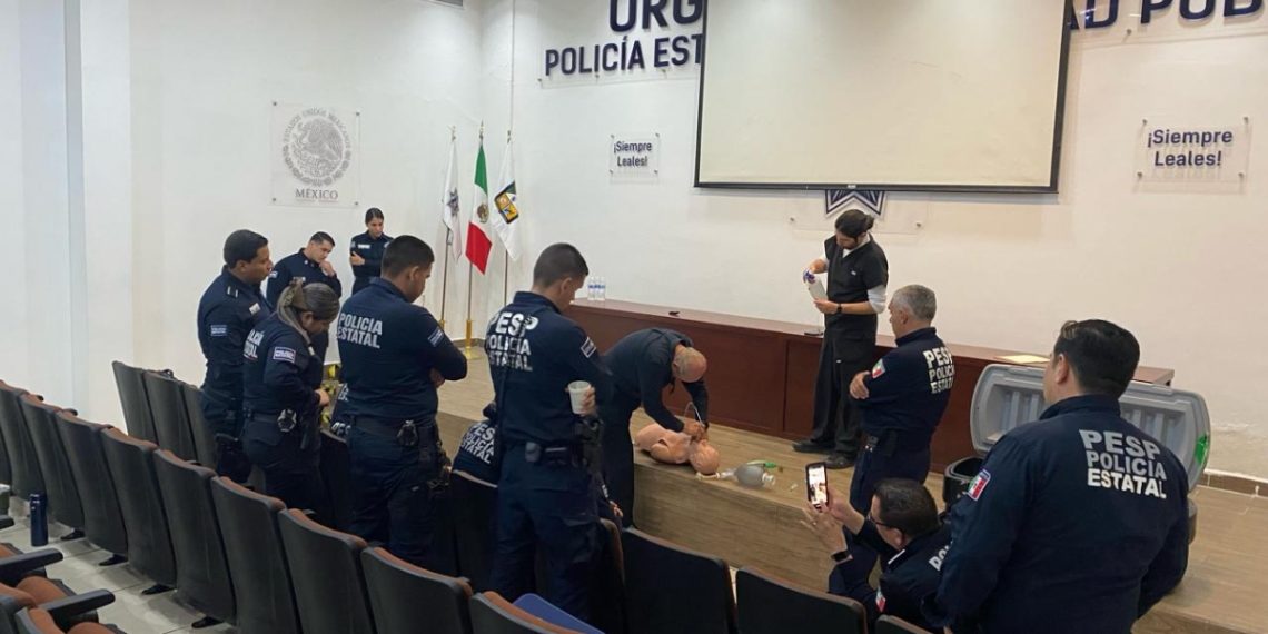 Realiza Policía Estatal de Seguridad Pública primera jornada de capacitación y actualización en medicina prehospitalaria