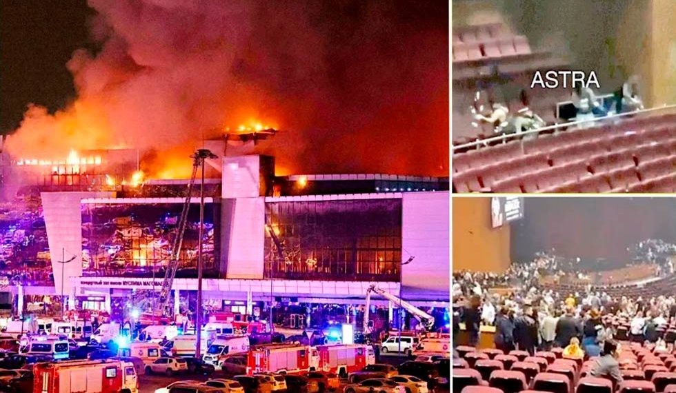 Masacran a 133 en concierto en Moscú