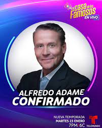 Alfredo Adame participará en “La Casa de los Famosos”