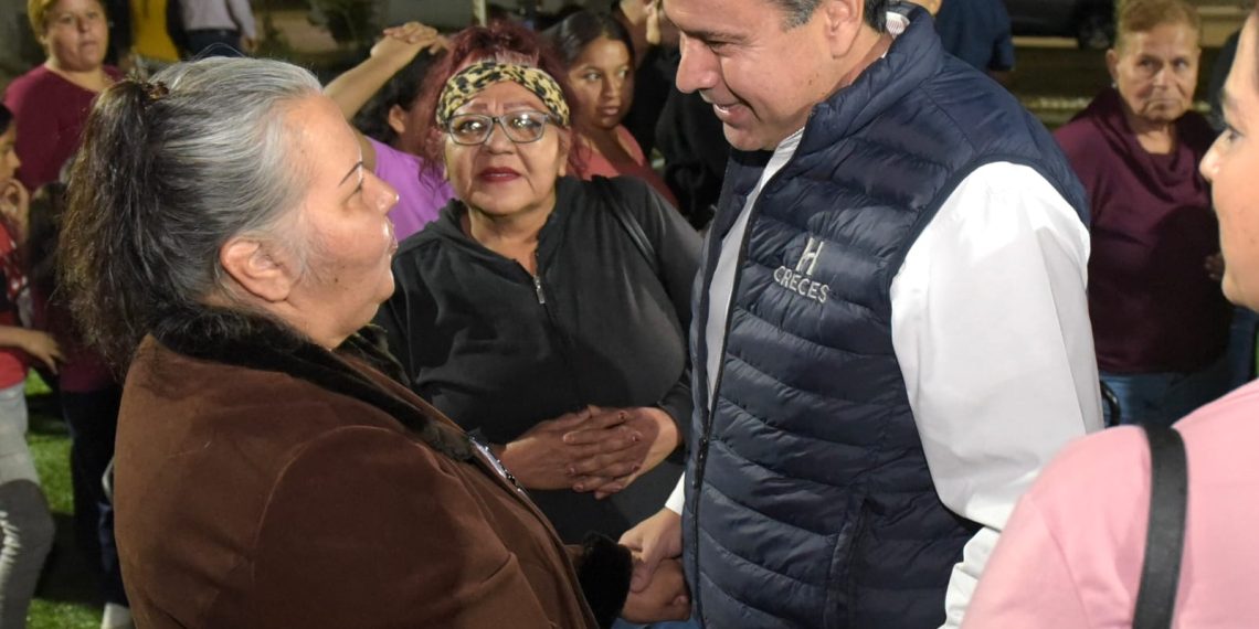 Constata Toño Astiazarán avance en rehabilitación de unidad deportiva en colonia Dunas