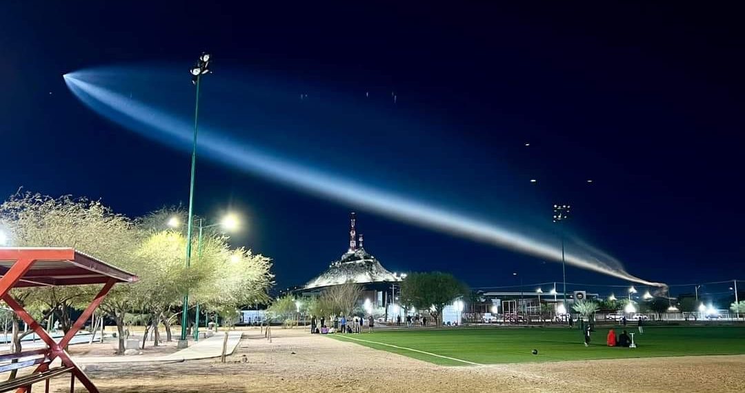 Fascina una luz en el cielo de Hermosillo&nbsp;