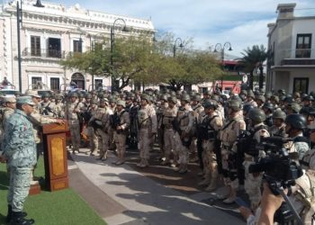 Despliegan a 800 militares para reforzar seguridad en Sonora