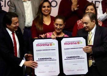 Formalizan candidatura de Sheinbaum; exige unidad