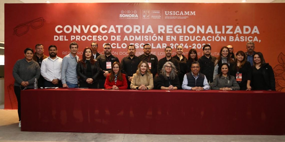 Sonora innova con la primera convocatoria regionalizada para el proceso de admisión en educación básica: SEP