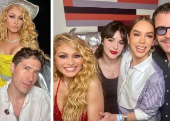 Paulina Rubio postea las fotos de reunión con Biby, Eduardo y Benny