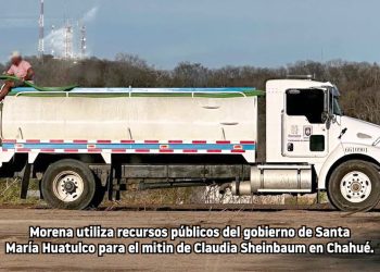 Morena utiliza infraestructura del Gobierno de Huatulco para evento de candidata presidencial: Denuncia el PRI