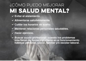 Cuidado de la salud mental inicia con pequeñas acciones: DGSMA