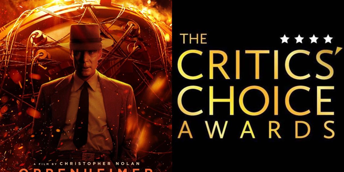 Oppenheimer gana como Mejor Película en los Critics Choice Awards