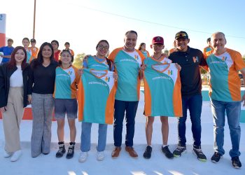 Abandera Toño Astiazarán a hermosillenses rumbo a etapa estatal de Juegos Nacionales CONADE 2024