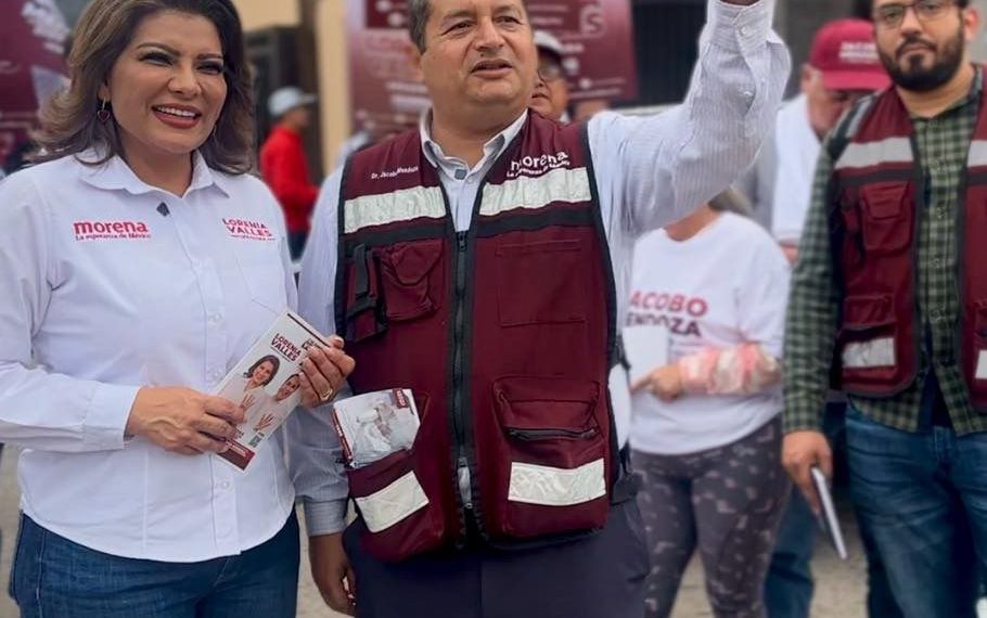 Persiste Jacobo Mendoza en su campaña a ras de suelo; realiza activación junto a la Fórmula ganadora al senado