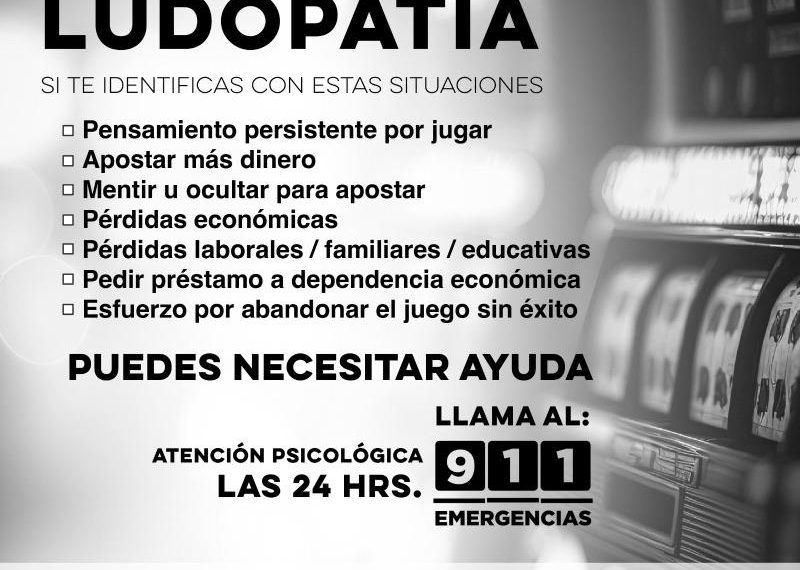 Advierte Salud Sonora sobre consecuencias de la ludopatía