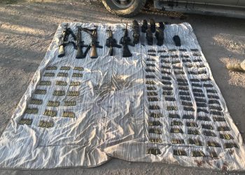 Armas, cartuchos, explosivos y vehículo asegurados tras agresión a militares en Oquitoa