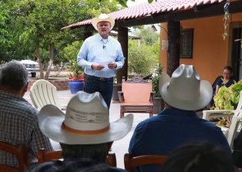 Recorre “El Borrego” Gándara zonas rurales de Hermosillo
