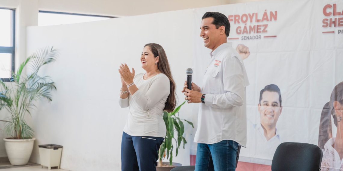 Celida y Froylán conquistan sector de estudiantes en Cajeme