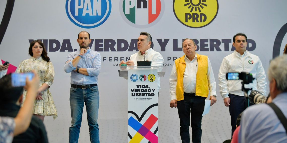 Alejandro Moreno advierte que el gobierno de Morena y sus aliados se quieren robar la elección