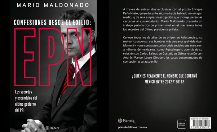 Peña Nieto dice en libro que empresarios y políticos intentaron derrocarlo