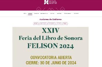Lanza ISC convocatoria para participar en la Feria del Libro de Sonora 2024