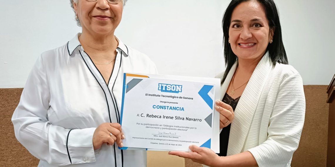 Participa Rebeca Silva en “Diálogos por la democracia” en ITSON Empalme